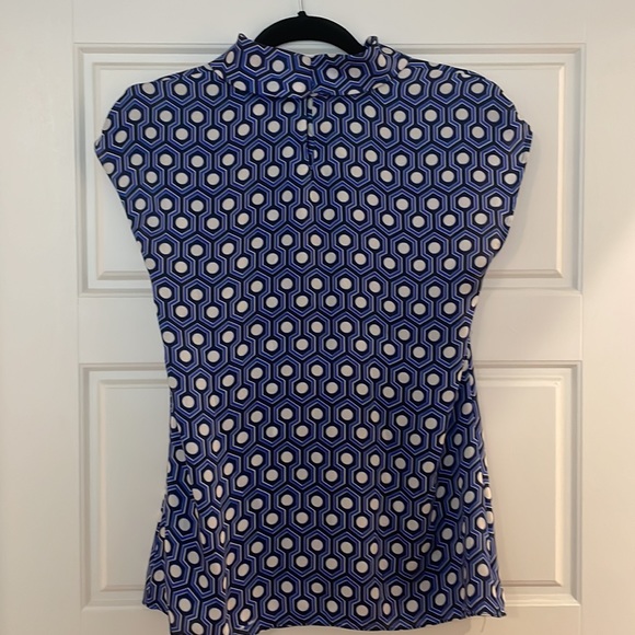 Michael Kors Geometric Print Top - Picture 3 of 6